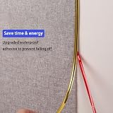 Zayejod 10M White Self-Adhesive Moulding Trim 2 Rolls 8mm PVC Edge view 9