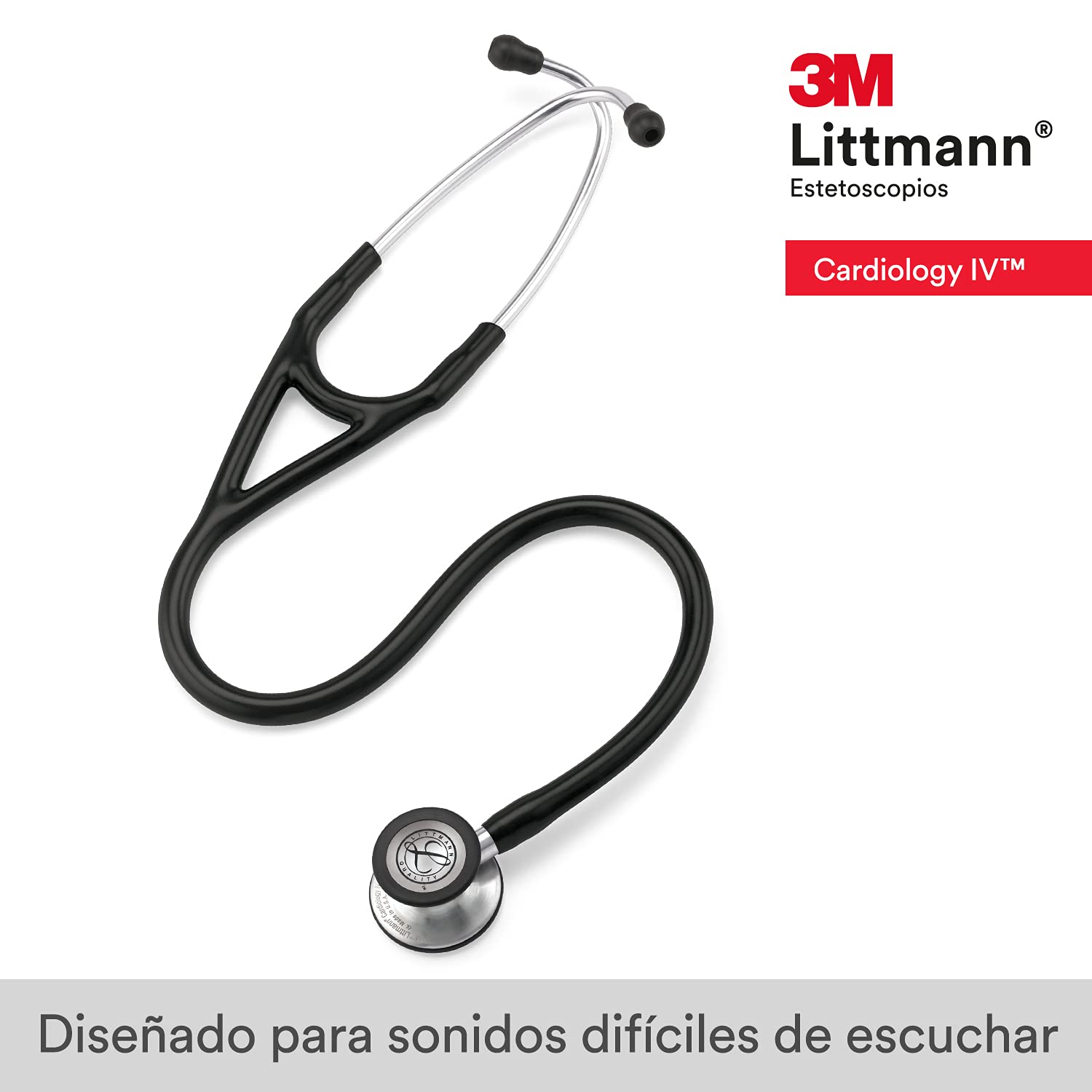 3M Littmann Cardiology IV Diagnostic Stethoscope, 6152, More Than 2X as Loud, Weighs Less, Stainless Steel Chestpiece, 27