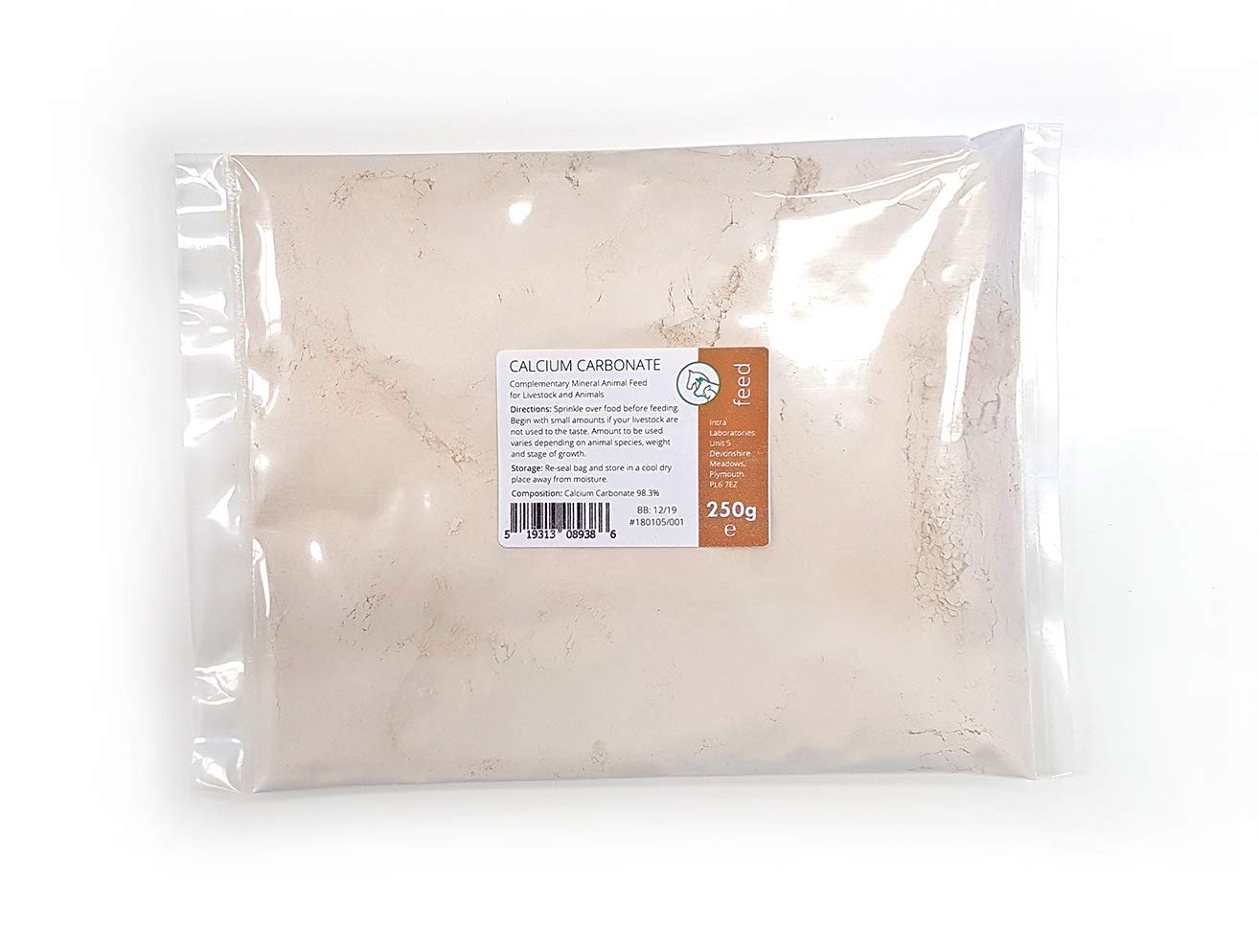 Calcium Carbonate 250g - Very Fine Limestone Flour Powder