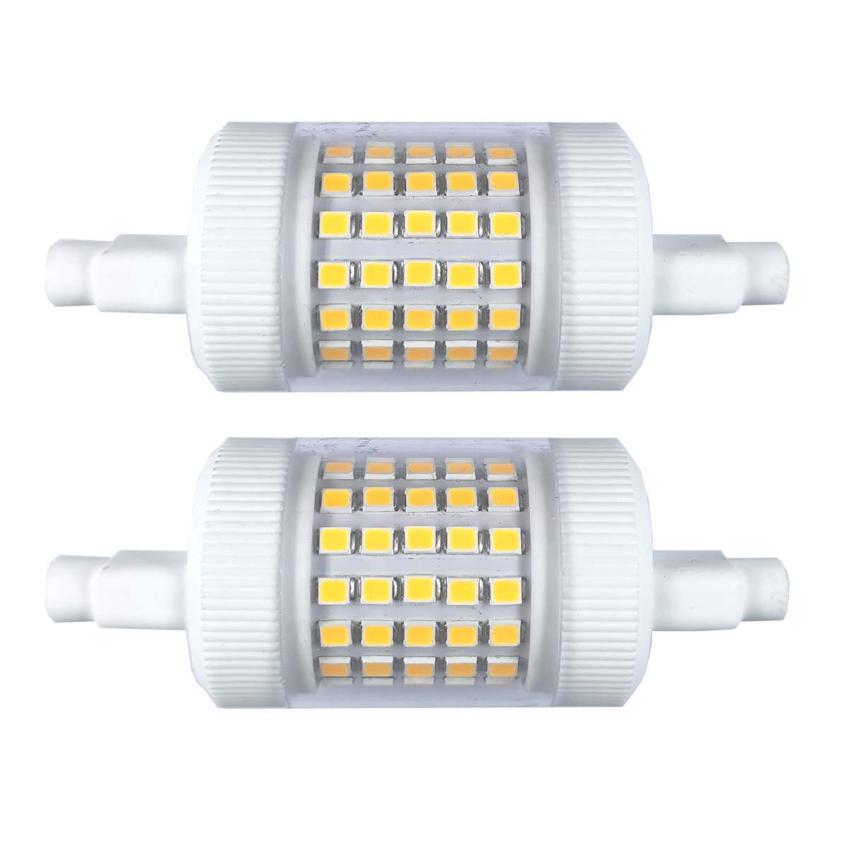 QLEE Dimmable 12w R7s Led Bulb 78mm Daylight 150w Equivalent Halogen Light 3.1" Double Ended J Base T3 R7s 150w 120v Flooding Light Reading Working Security Floor Lamp Daylight 2PCS…