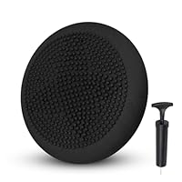 Trideer Extra Thick 33/34cm Balance Cushion Air Stability Wobble Board Rehab Cushion for ADHD Fitness Exercise Workout Posture Trainer with Free Pump to Adults or Children