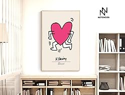 Pink Print - Heart Exhibition, Famous
