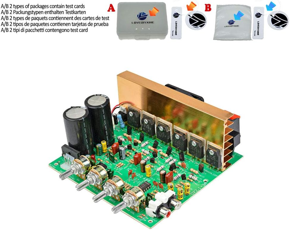 Audio Amplifier Board 2.1 Channel 240W High Power Subwoofer Amplifier Board AMP Dual AC18-24V Home Theater