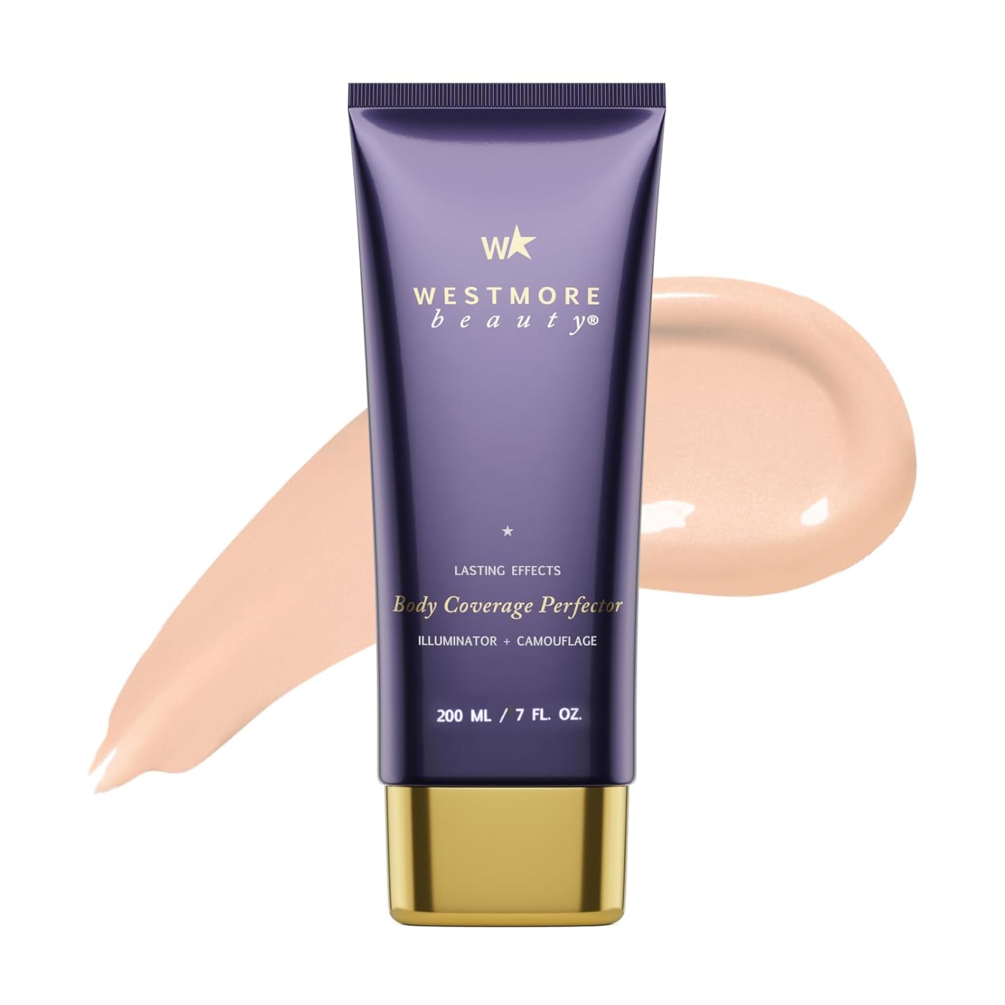 Photo 1 of Westmore Beauty Body Coverage Perfector – Waterproof Leg & Body Makeup - Tattoo Cover Up Makeup - 7 Oz (Warm Radiance)