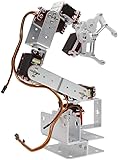 diymore Robotic Arm Kit Silver ROT3U 6DOF Aluminium
