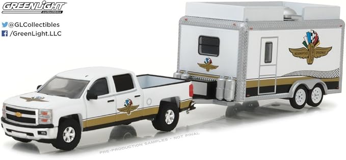 Greenlight 1:64 Hitch & Tow Chevy Silverado and Indy Motor Speedway Gift Shop
