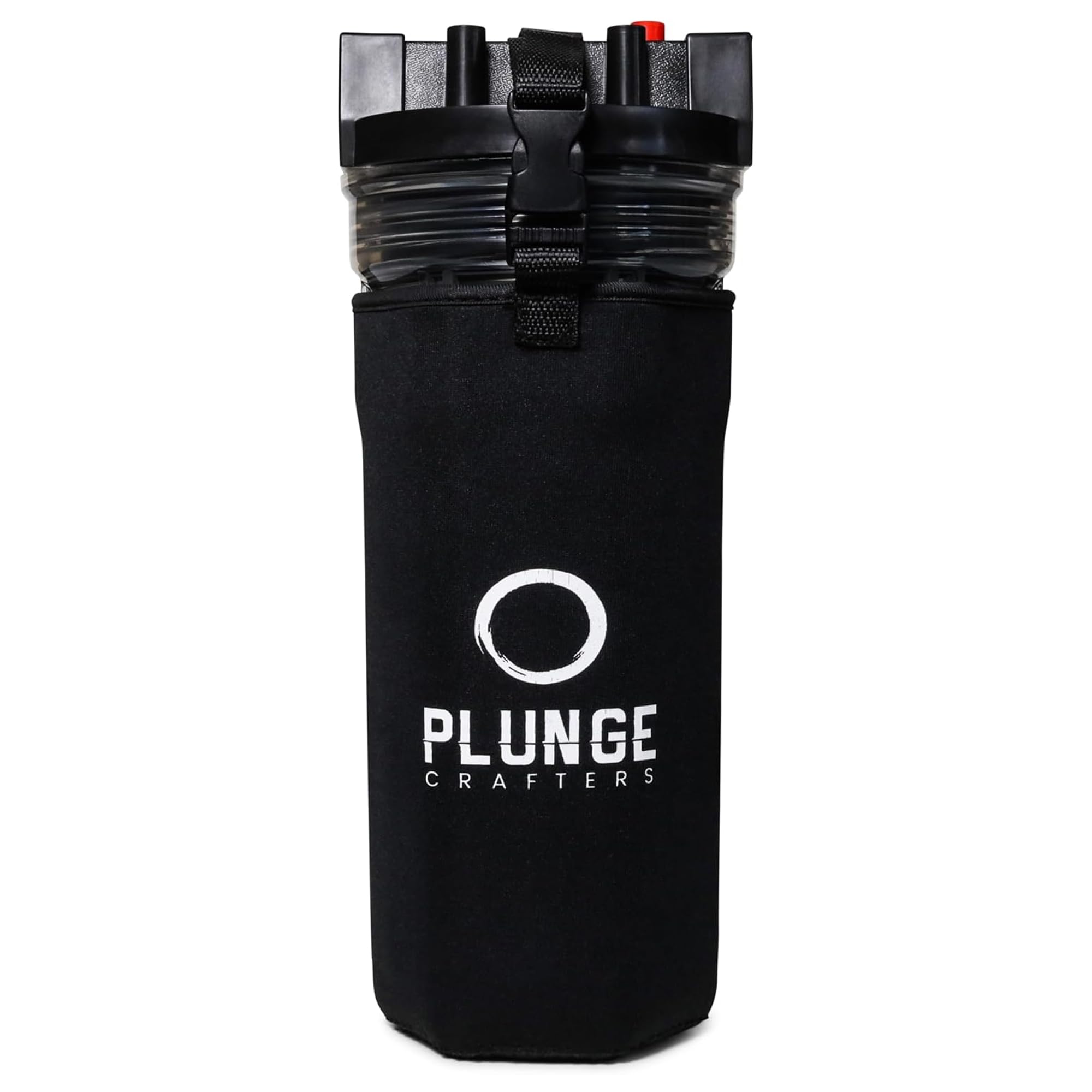 Photo 1 of Plunge Crafters Cold Plunge Insulated Filter Housing Sleeve - Extra Large - ChillGuard XL Neoprene Insulated Filter Housing Cover Filter Housing - Insulates Cold Plunge, Ice Bath Filter Housings