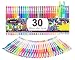 Glitter Gel Pens Color Gel Pen Set, Colored Gel Markers with 40% More Ink for Adult Coloring Books, Drawing, Bullet Journal, Taking Note and Doodling (30 Colors)