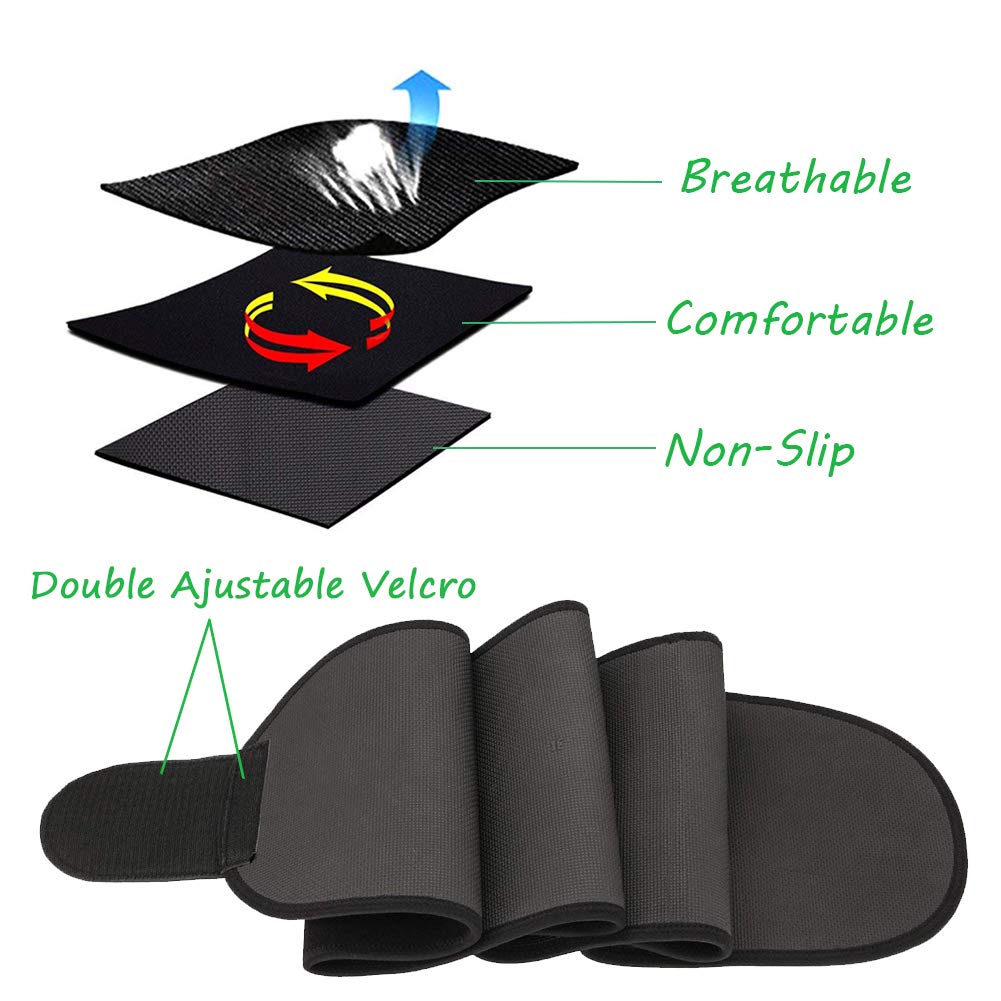 FTEOX Waist Trimmer Belt,Breathable Absorb Sweat Waist Trimmer for Women & Men,Adjustable Stomach Fat Burner for Lower Back Support,Stomach and Back Lumbar Support