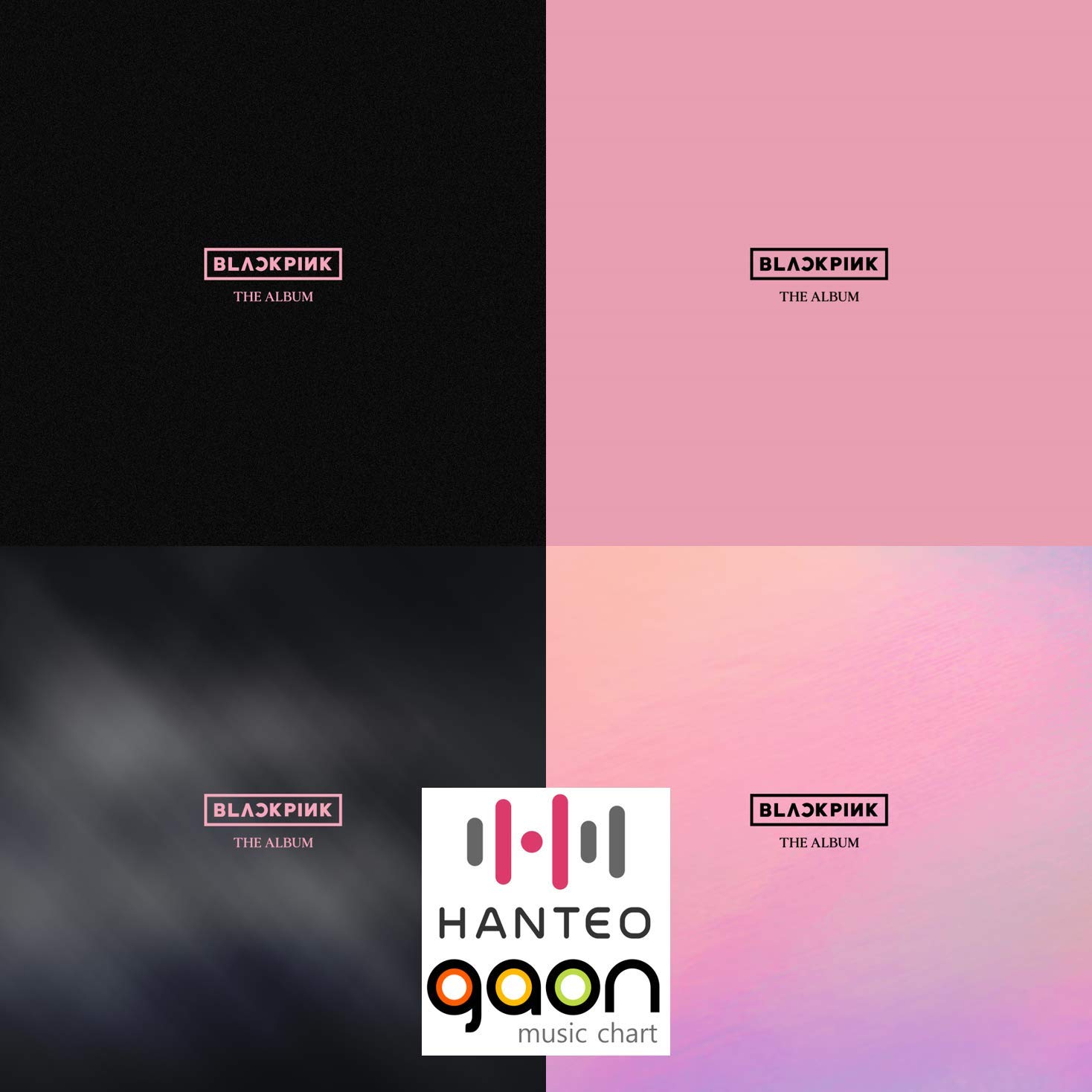 Blackpink - The Album [Ver. 1+2+3+4 Full Set] (1st Full Album) [Pre Order] 4CD+4Photobook+Others with Tracking Code, Extra Decorative Sticker Set, Photocard Set