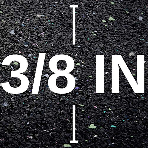 casa pura Anti-Vibration Pad - Rubber Vibration Isolator Mat | Matting for Washing Machines, Washers, Dryers and Appliances | Multiple Thicknesses & Sizes | 3/8" Thick - 24" x 24"