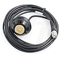 HangTon UHF GPS Whip Antenna Cable TNC Connector Pole Mount for Trimble Topcon Leica Radio Base Station Pacific Crest ADL GeoMax Zenith 60 5M