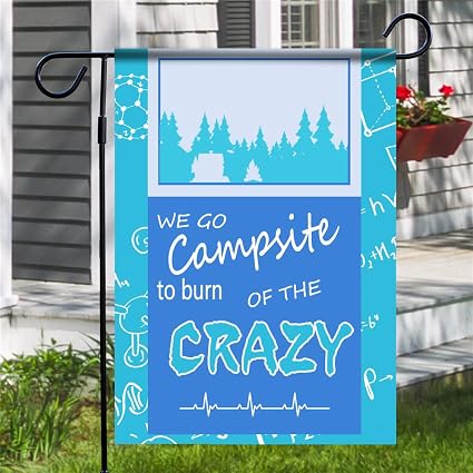 Amazoncom Ranche Campsite Flag We Go Camping To Burn Off - 