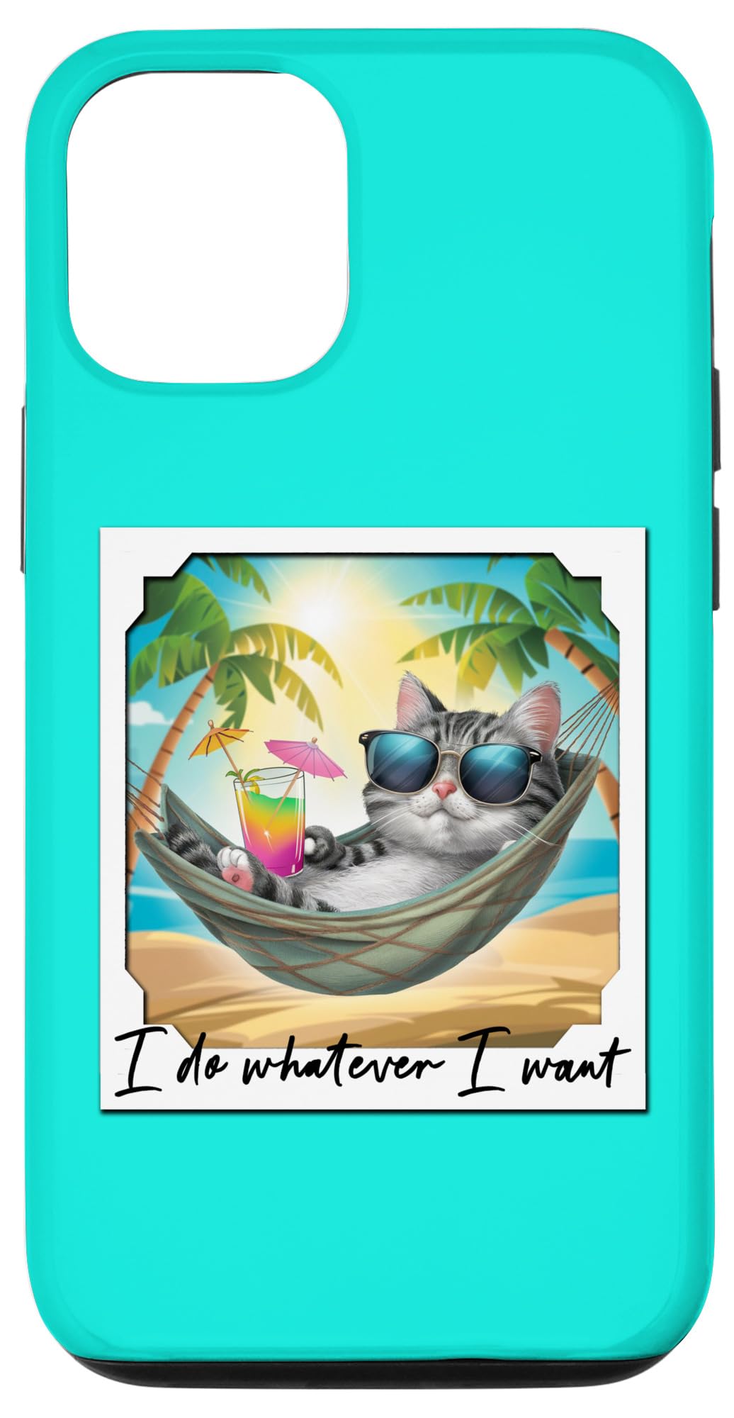 iPhone 13 Pro FUNNY CAT I DO WHAT I WANT Snapshot Cat Case