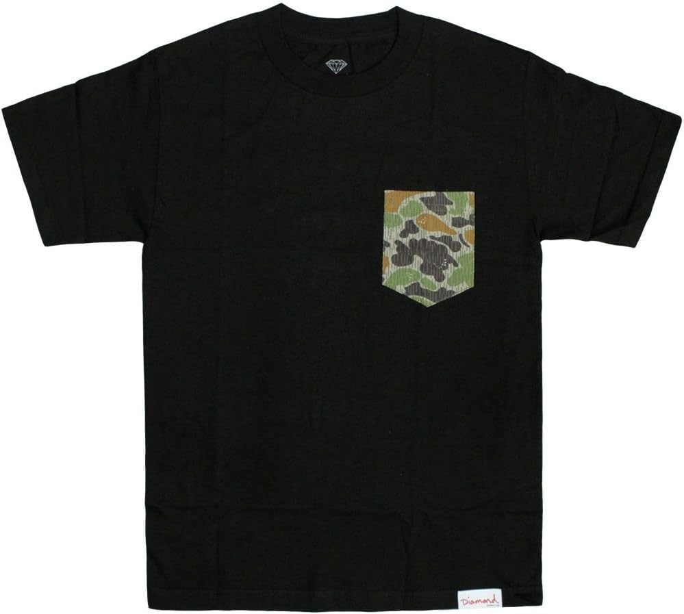 Diamond Supply Co Rainfrog Pocket T-Shirt Black