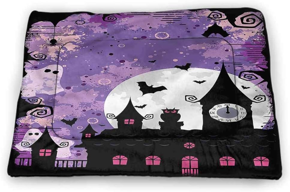 prunushome Vintage Halloween Cat Beds Towers and Bats