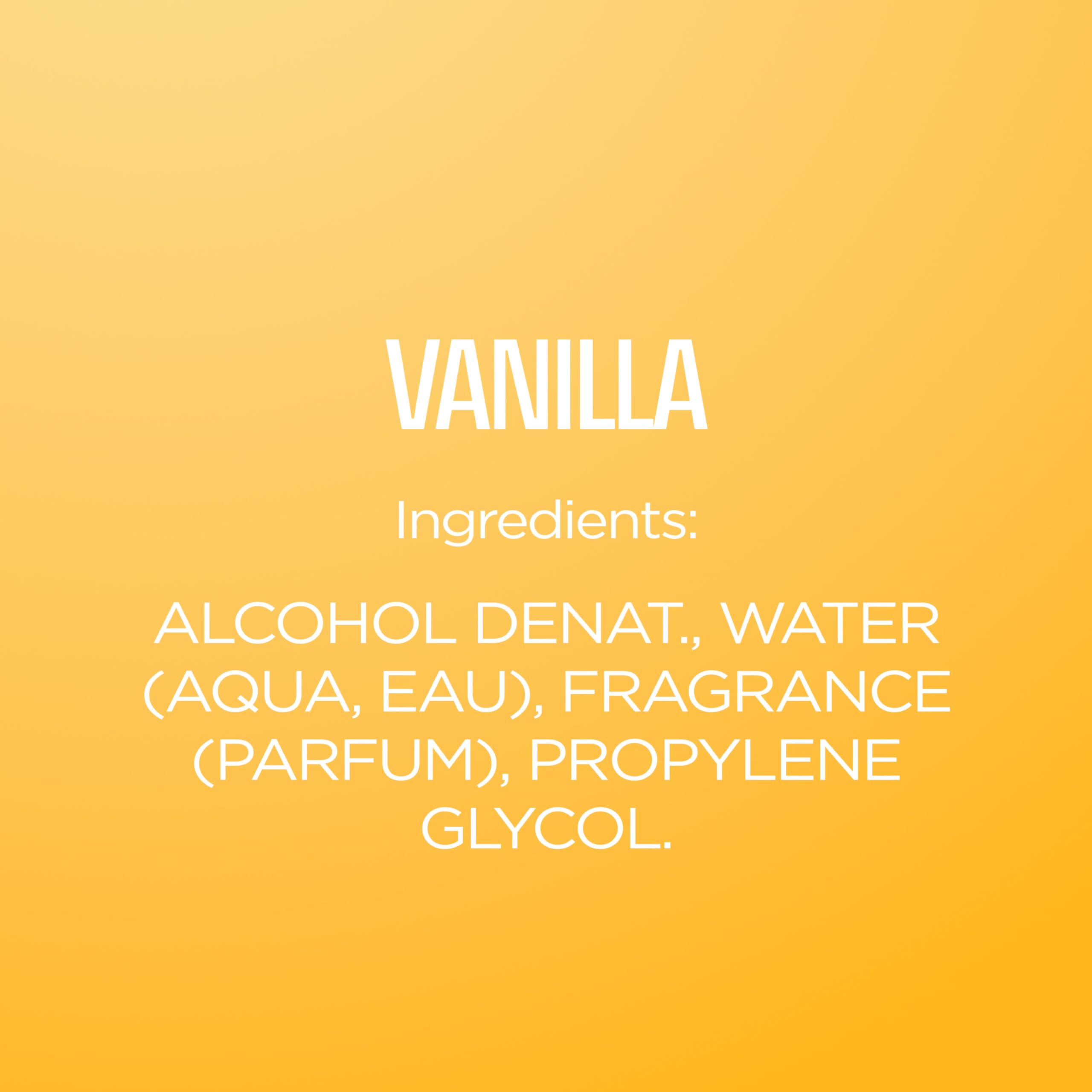 Body Fantasies Signature Fragrance Body Spray, Vanilla, 8 fl oz (Pack of 2)