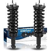 Detroit Axle - 2pc Front Struts w/Coil Spring for 2000-2006 Toyota Tundra | Struts with Coil Spring 2001 2002 2003 2004 2005 Replacement Suspension Strut Shock Assembly