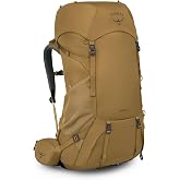 Osprey Rook 65L Men's Backpacking Backpack, Brown OS | hiking pack, camping gear, overnight trail pack, Brown color, OS size