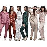 Bridesmaid Pajamas with Personalization - Bridal Party Pajamas- Pajama for Women - Two-piece PJ Sets - Soft Sleepwear Lingerie - Bridesmaid Gifts - Long Sleeve Pajamas Tops - Bridal Party White