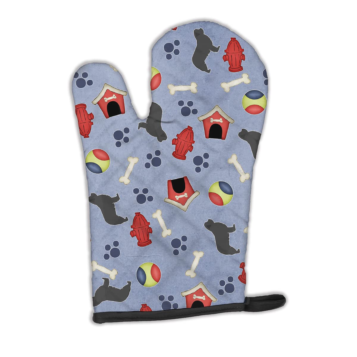 Caroline's Treasures Newfoundland Dog House Collection Oven Mitt BB3964OVMT, Fabric, Multicolor