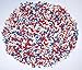 Scott's Cakes 1 Pound Red, White, & Blue Sprinkle / Jimmie Mix