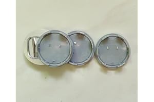 4 Pcs Wheel Center Caps Cover Hubcaps Compatible with Civic Accord CRV HRV Pilot Odysse (Silver)