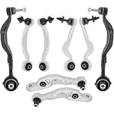 Gariqe 8pcs Suspension Kit Control Arms Fits for 2007-2012 Lexus LS460 RWD | Front Left Right Lower Upper Rearward Forward Control Arm w/Ball Joint 4863059125 4861059125 4863059135 4861059135 4864059015