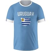Men's National Soccer T-Shirt Short Sleeve Fan Shirt S-2XL | Crew Neck Polyester Sports Top for Game Day Watch Party Casual Wear Soccer Fans