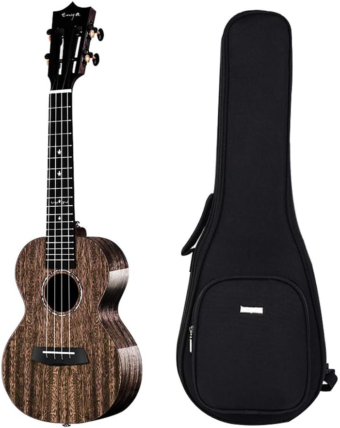 Tenor Ukulele Enya EUTMAD BK Solid Gloss Mahogany 26 Inch Wiping Black