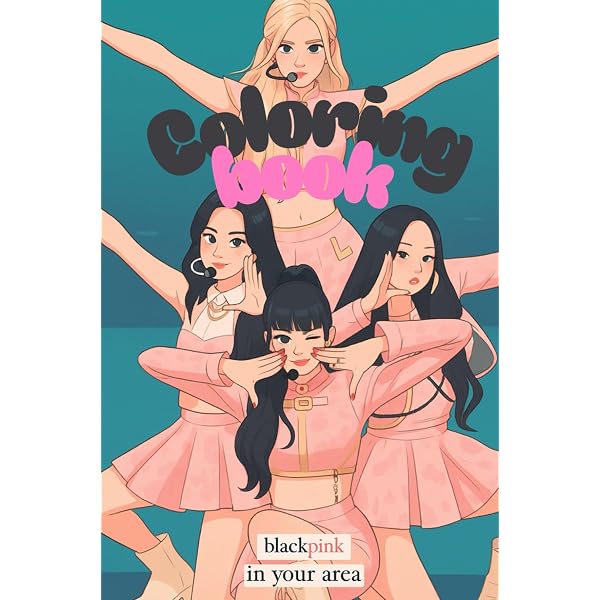 Amazon.com: Black pink Coloring book: Beautiful & simple black and