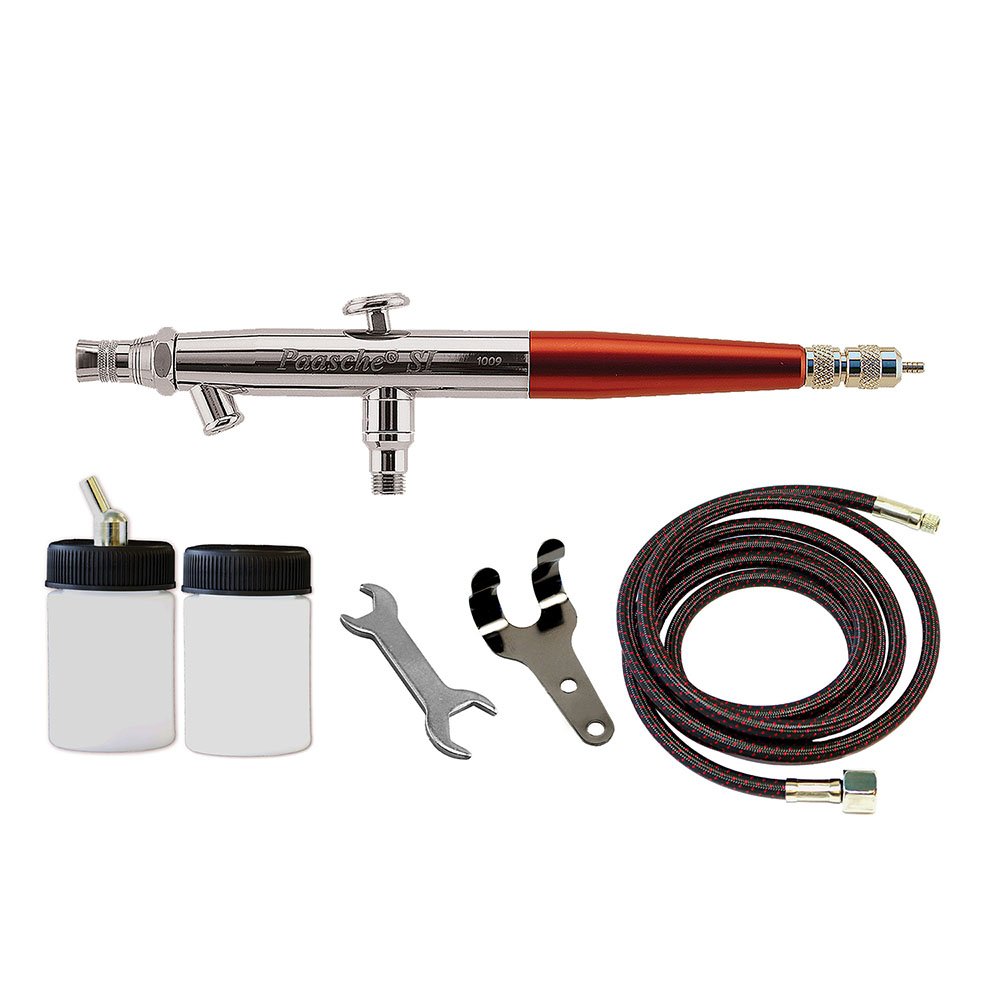 Paasche Airbrush Paasche Single Action Airbrush Kit, Multi-Colour, 26.04 x 19.05 x 4.45 cm