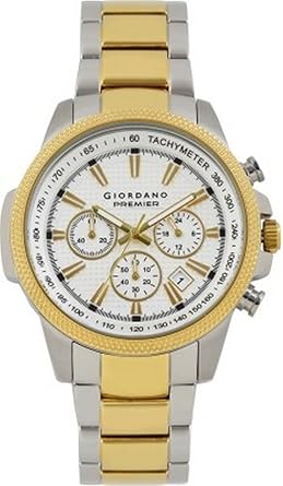 Chronograph White Dial Mens Watch - P185-55