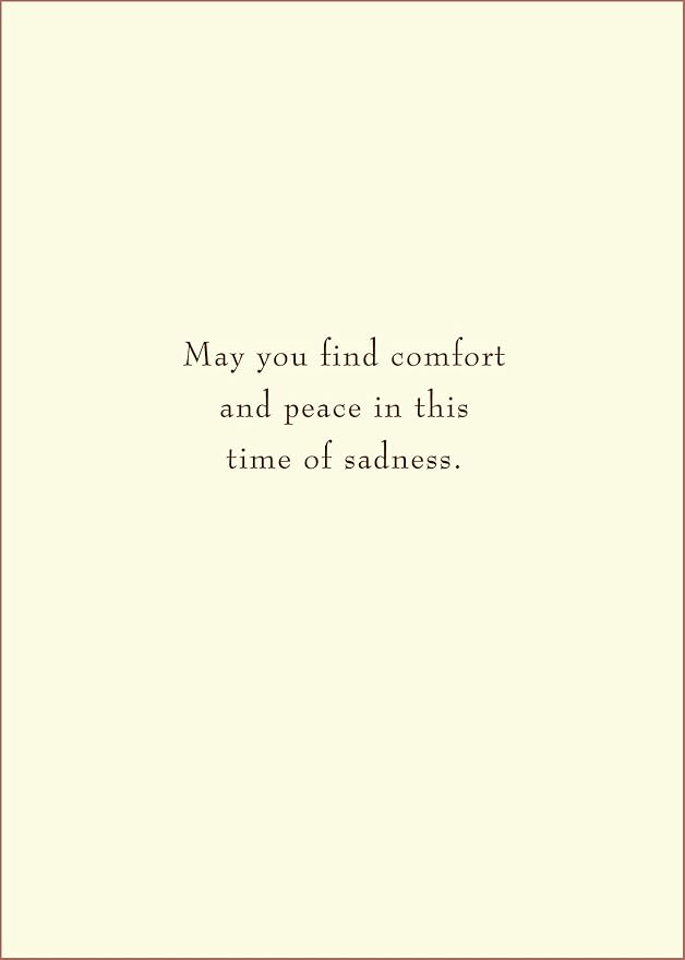 Amazon Com Elegant Jewish Sympathy Card Office Products