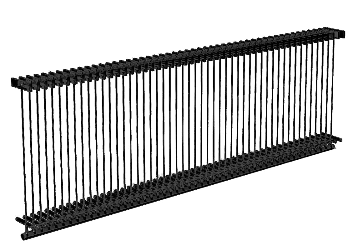 5000 x Black Tagging Barbs Clothing Garment Tagger Gun Fasteners Refill Pin Price Tags Standard Paddle 35mm 1.4 Inch