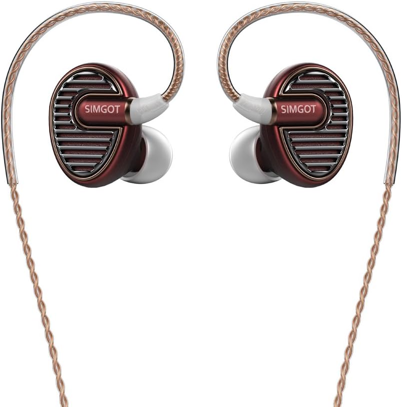 SIMGOT Canal Type Earphone EN700BASS (RED)【Japan Domestic Genuine Products】