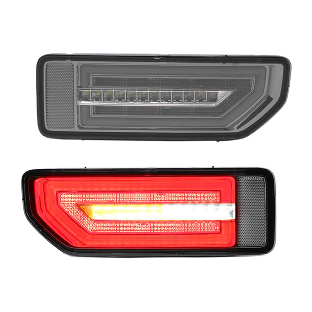 Photo 1 of Dreamseek LED Tail Light Assembly Compatible Suzuki Jimny 2019 2020 2021 2022 2023 2024 2025 Rear Brake Lamp Taillight with Dynamic Sequential Turn Signal Plug and Play (Smoke Lens)