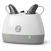 Pure IX Desktop Charger | for TruHearing 6 &amp; 7 Hearing Aids | Home Dock | Made for TruHearing 6 &amp; 7 in-ear hearing aids | Simple drop-in charging | Compact home base station