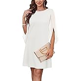 RUMIA Womens Cocktail Dresses Flutter Sleeve Wedding Guest Dresses for Women 2026 Trendy