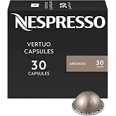 Nespresso Vertuo, Arondio Gran Lungo, Medium Roast, 30-Count Coffee Pods | Medium-Roast Coffee Capsules, Rounded cereal notes with a smooth body