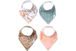 Copper Pearl Unisex Baby Bandana Bibs 4 PackBibs