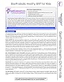 Probiotic Healthy ENT for Kids - 30 Chewable Tablets - Strawberry Blast Flavor | Steptococcus salivarius DSM 13084 | Oral Probiotic for Ear, Nose and Throat Health | ENT-12 | cGMP