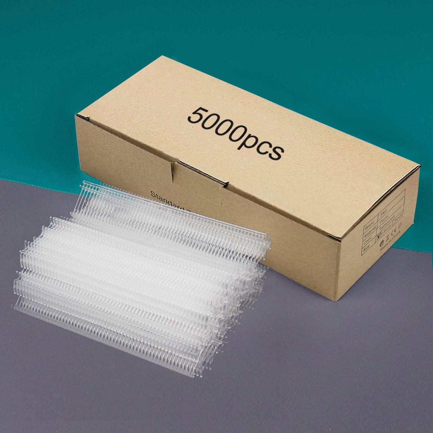 Utoolmart 12mm Tagging Tag Gun Barbs Fastener Clothing and Footwear Using Pp Hand Needle Buckle Easily Tied Trigeminal Plastic Hand Needle