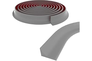 Symyda Collapsible Shower Threshold Water Dam Barrier, Bathtub Shower Splash Guard for Walk In Shower, Shower Dam Water Stopper, Shower Corner Water Guard for Tub Sink (1.5M/59In, Gray)