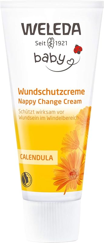 Baby Crema Protettiva Calendula, per cambio pannolino, lenisce e protegge, con estratti di calendula e ossido di zinco (1x75 ml)