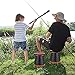 Otinlai Folding Stool Camping Stool Portable Stool Adjustable Telescopic Stool Height 2.4-18 in, Suitable for Travel, Fishing, Camping, Barbecue Dinners, Outdoor Activitiesthumb 1