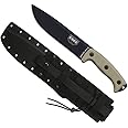 ESEE Authentic JUNGLAS Survival Knife, Kydex Sheath, MOLLE Backing