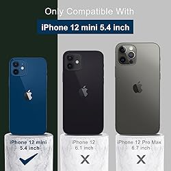 Goodon Designed for iPhone 12 Mini Case with Screen