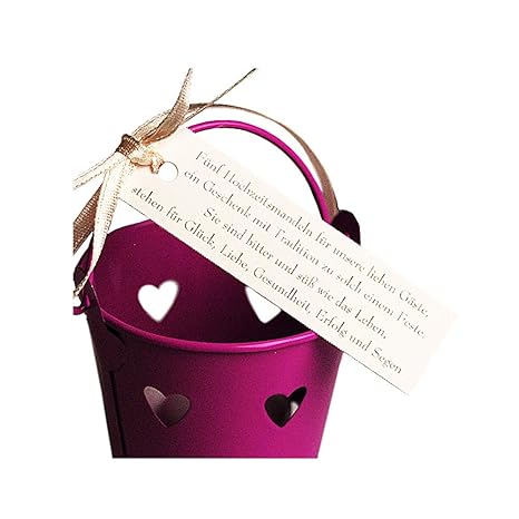 Geschenkanhänger Für Gastgeschenke Zur Hochzeit Mit Hochzeitsmandel Spruch 20 St Anhänger In Creme Für Gastgeschenke Mit Hochzeitsmandeln