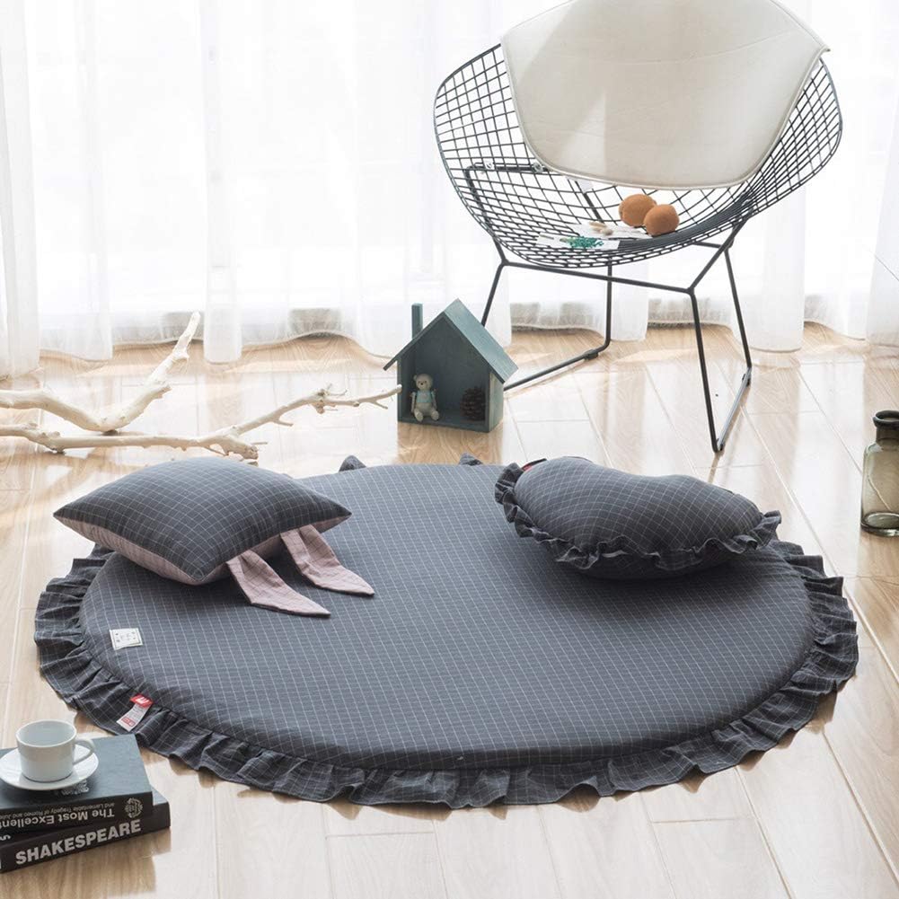 Ameublement Et Decoration Moquettes Tapis Et Sous Tapis Btytaa Tapis De Jeu Pour Enfants Yoga Femme Tapis Rond Epais Coton Ultra Doux Bebe Rampant Antiderapant Lavable Decoration De La Chambre Des Enfants Beige A Voxloud Com